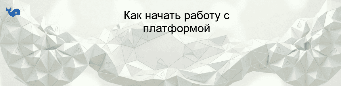 Как начать работу с платформой