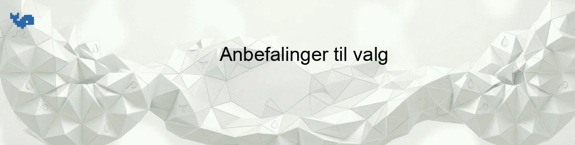 Anbefalinger til valg