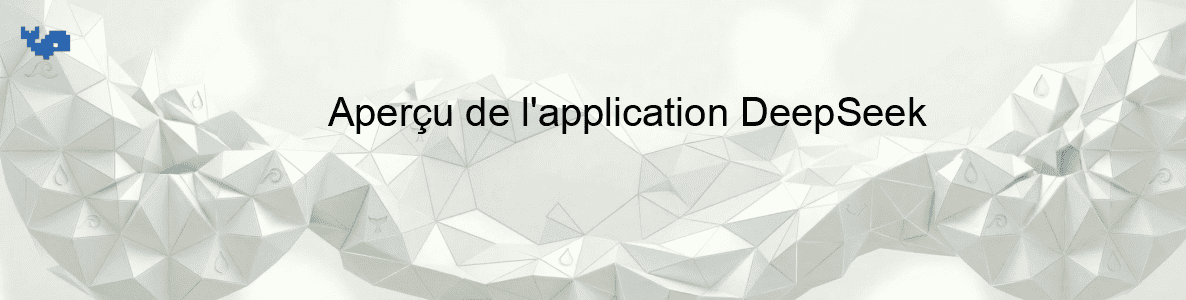 Aperçu de l'application DeepSeek