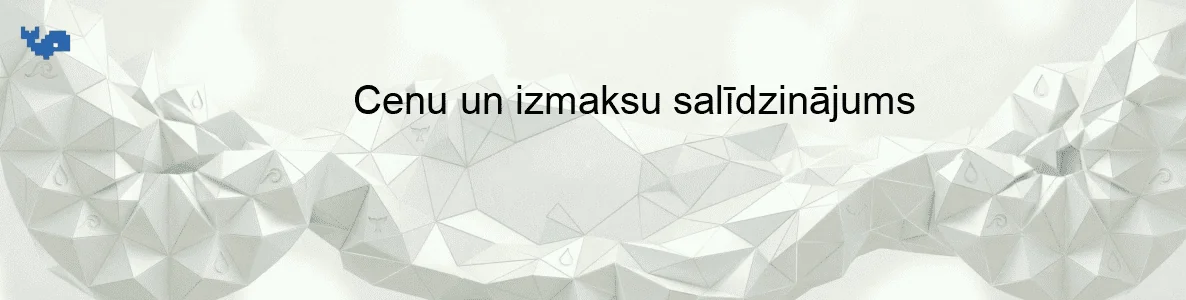 Cenu un izmaksu salīdzinājums