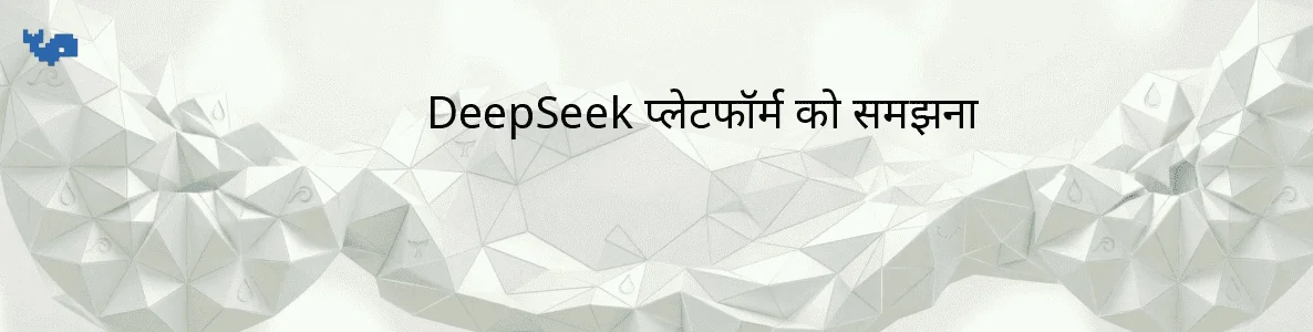 DeepSeek प्लेटफॉर्म को समझना