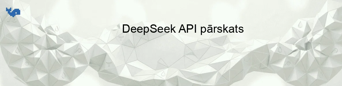 DeepSeek API pārskats