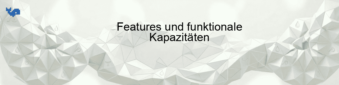 Features und funktionale Kapazitäten