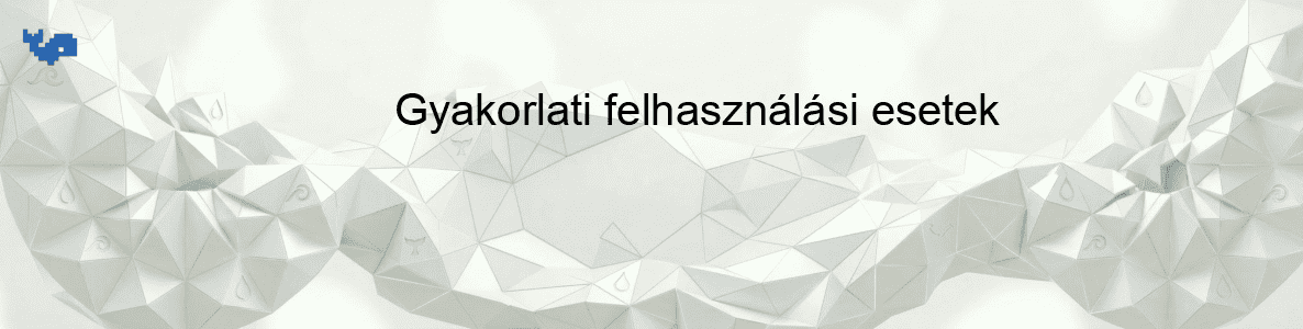 Gyakorlati felhasználási esetek