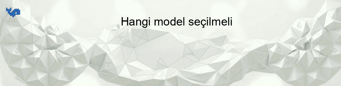 Hangi model seçilmeli