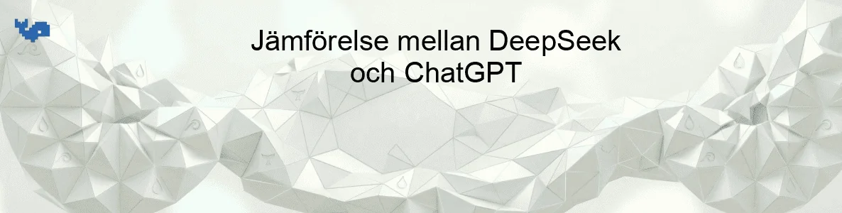 Jämförelse mellan DeepSeek och ChatGPT
