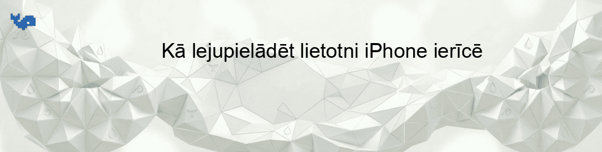 Kā lejupielādēt lietotni iPhone ierīcē