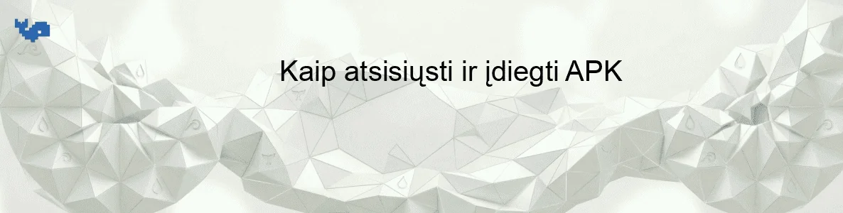 Kaip atsisiųsti ir įdiegti APK