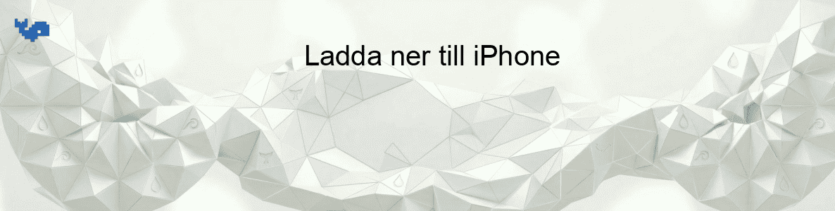 Ladda ner till iPhone