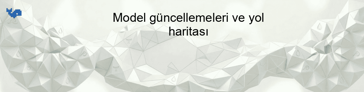 Model güncellemeleri ve yol haritası