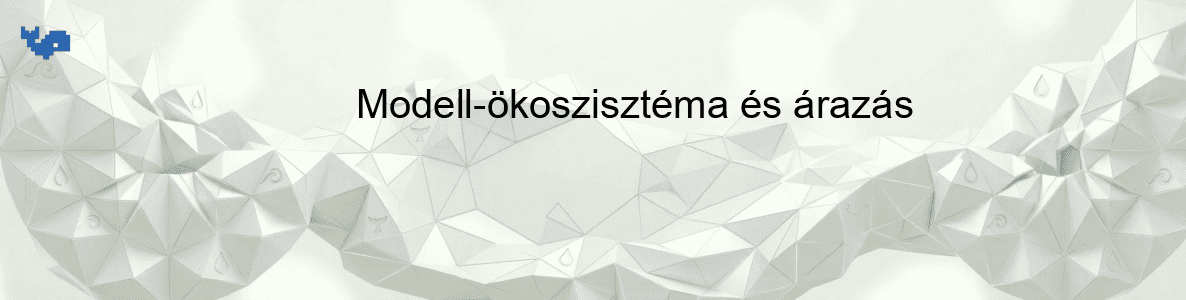 Modell-ökoszisztéma és árazás