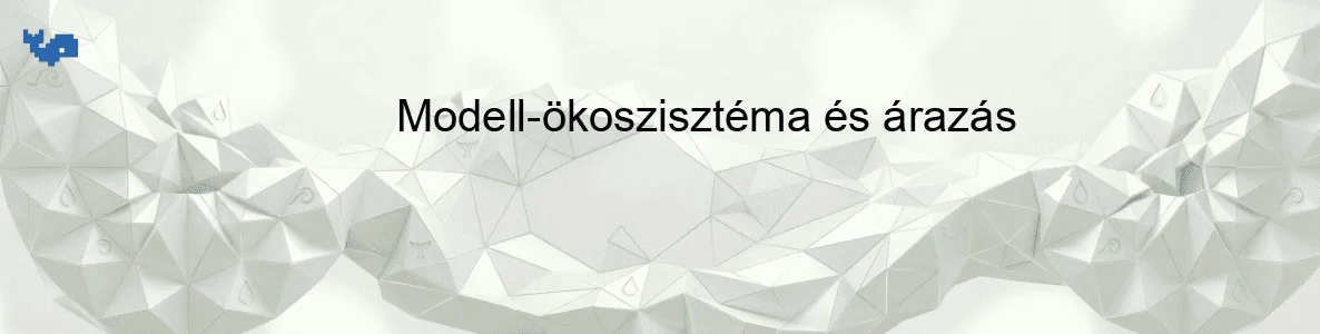 Modell-ökoszisztéma és árazás