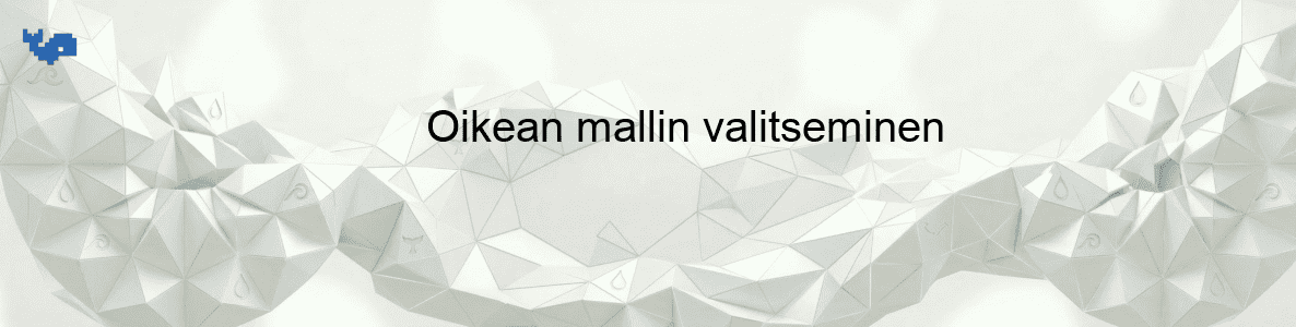 Oikean mallin valitseminen