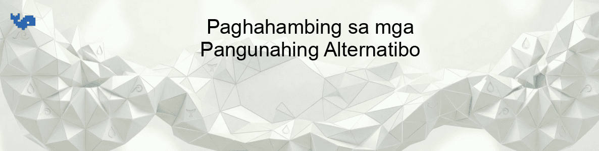 Paghahambing sa mga Pangunahing Alternatibo