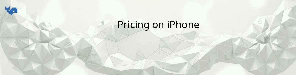 Pricing on iPhone