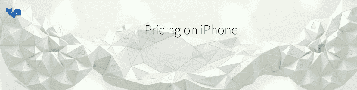 Pricing on iPhone