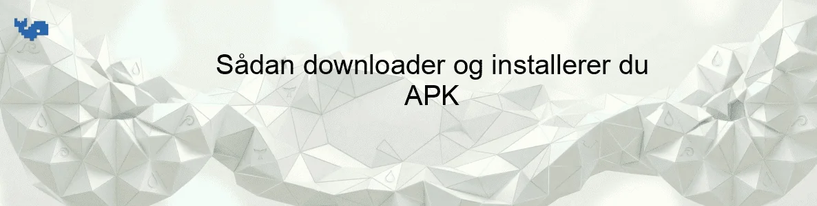 Sådan downloader og installerer du APK