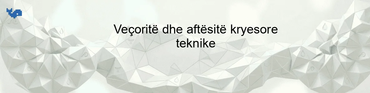 Veçoritë dhe aftësitë kryesore teknike