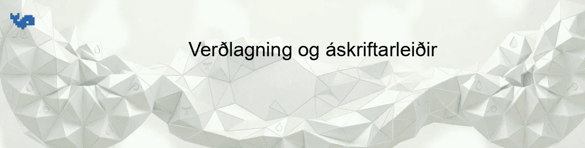Verðlagning og áskriftarleiðir