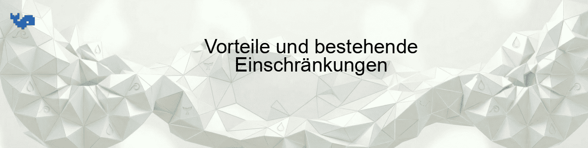 Vorteile und bestehende Einschränkungen