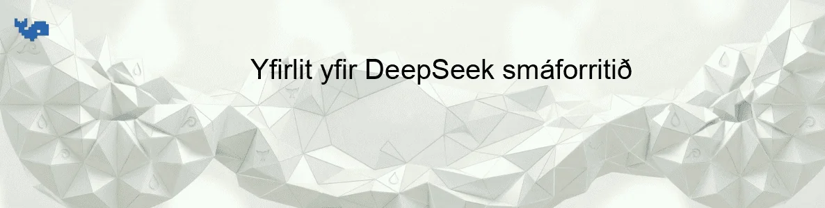Yfirlit yfir DeepSeek smáforritið